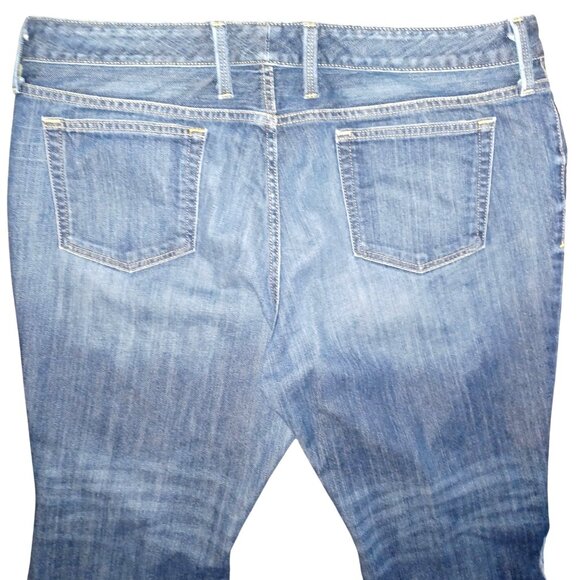 Eddie Bauer Denim Jeans Classic Bootcut Women's Size 18P Casual Relaxed Fit - Picture 8 of 11